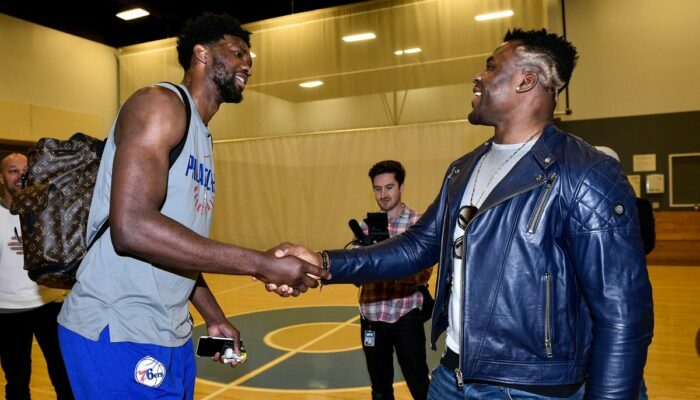 NBA - Francis Ngannou's brilliant response to Joel Embiid