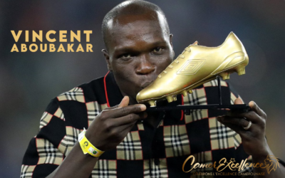 Aboubakar Vincent, meilleur buteur de la CAN 2021, entre majestueusement dans la cour des grands du football africain