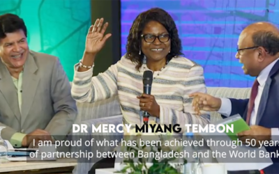 Cameroonian Mercy Miyang Tembon was promoted to Vice President and Corporate Secretary of the World Bank Group